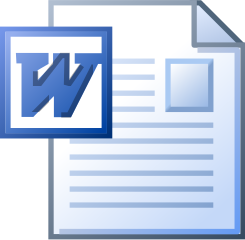 word logo